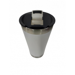 Vaso cervecero de acero con...