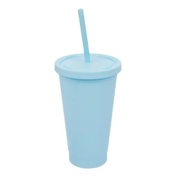Vaso malteada 400ml Celeste...