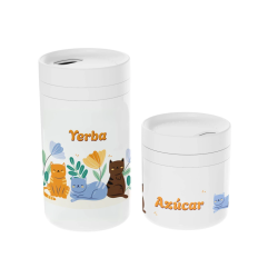 Yerbera y azucarera - kit...
