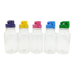Botella infantil con tapa flip