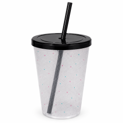 Vaso malteada Glitter 475cc...