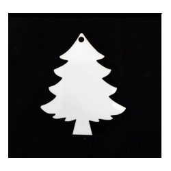 Adorno navideño liso pino 8cm